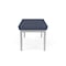Lesro Lenox Steel 2 Seat Bench, Denim (Blue) Seat, Denim Back, 45 W 21 L 18.5 H, Linette Vinyl Seat LS2001 - alternate 2